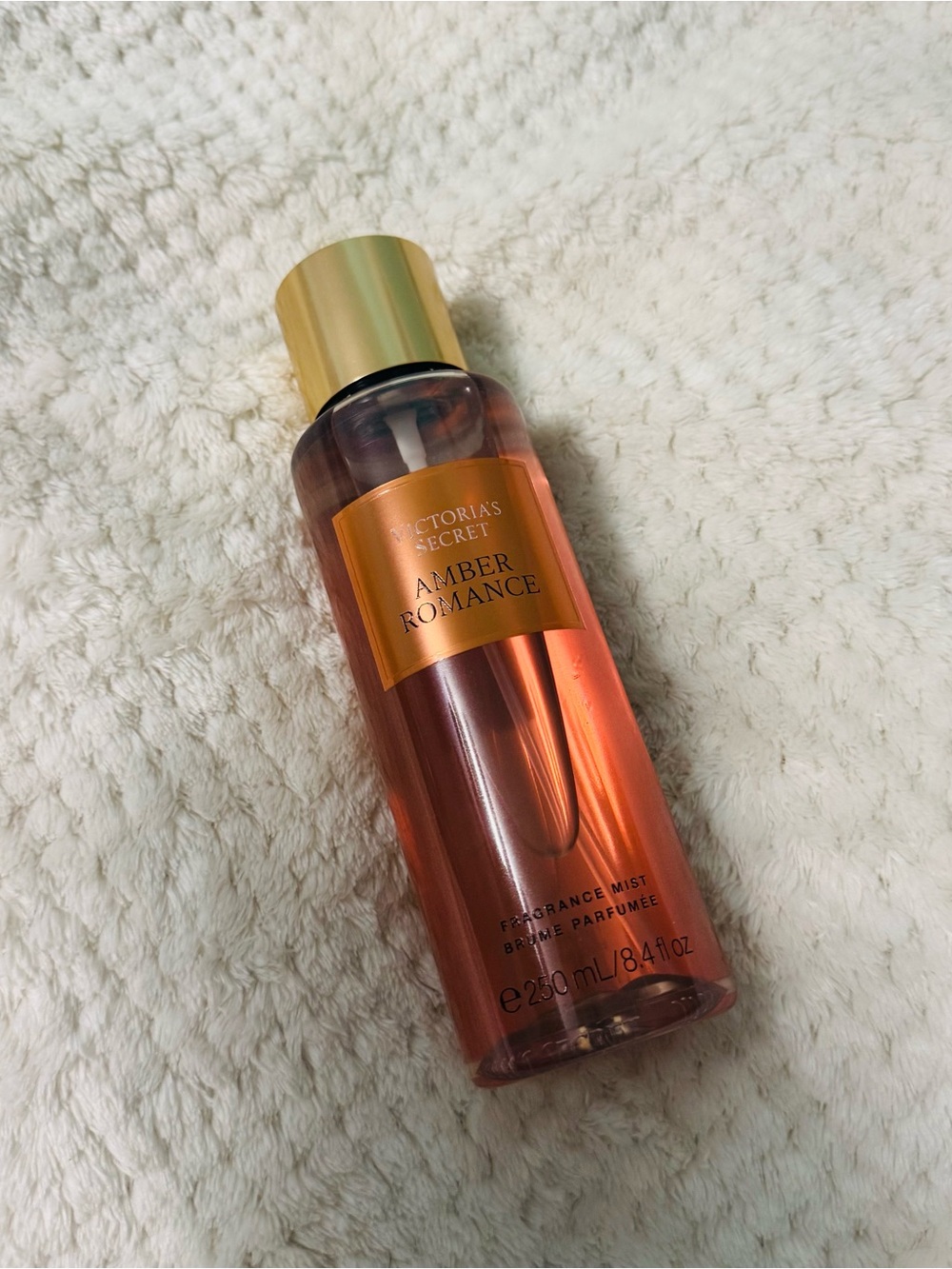 Victoria's Secret Amber Romance Fragrance Mist - Amber/Gold